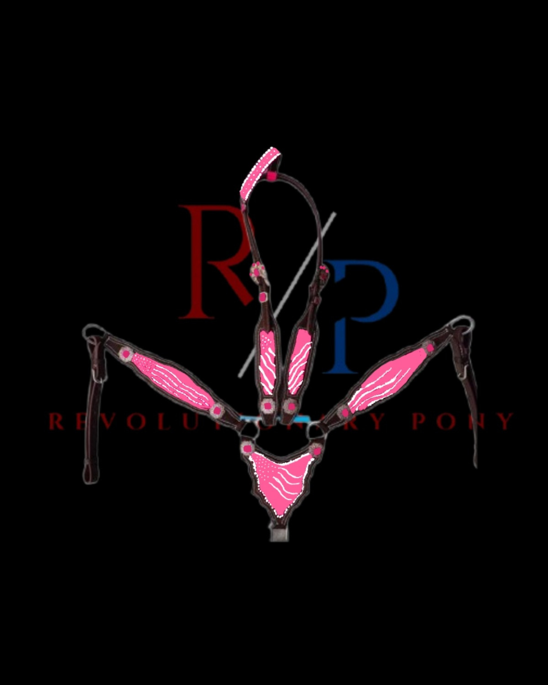 PINK AMERICAN FLAG TACK SET
