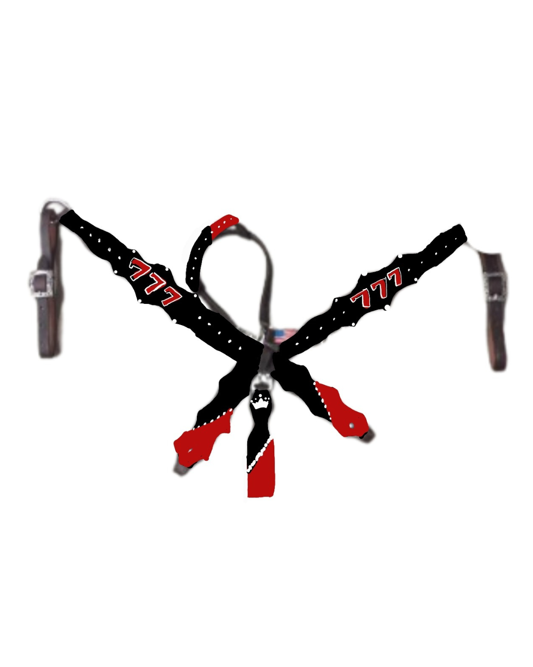 777 RHINSTONE LUCKY TACK SET